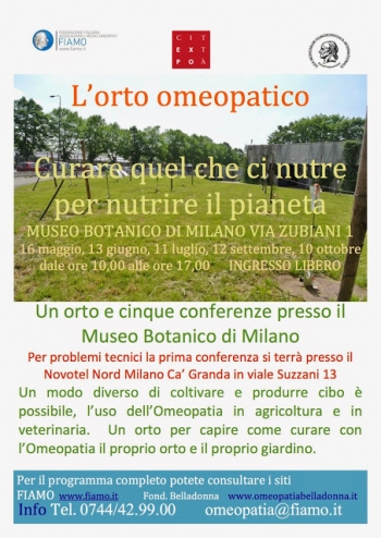 Un orto omeopatico all’EXPO di Milano: un altro modo di coltivare è possibile! Il primo appuntamento il 16 maggio