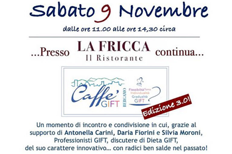 Caffè GIFT – 9 novembre, Bergamo