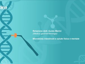 MICROBIOTA INTESTINALE E SALUTE FISICA E MENTALE