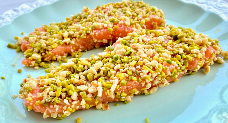 Salmone in crosta di pistacchi e nocciole – Ricetta