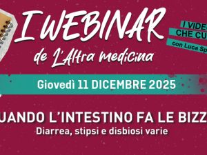 Registrazione Webinar - "Quando l’intestino fa le bizze" - Giovedì 11 dicembre 2025