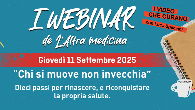 Registrazione Webinar - “Chi si muove non invecchia” - Giovedì 11 settembre 2025
